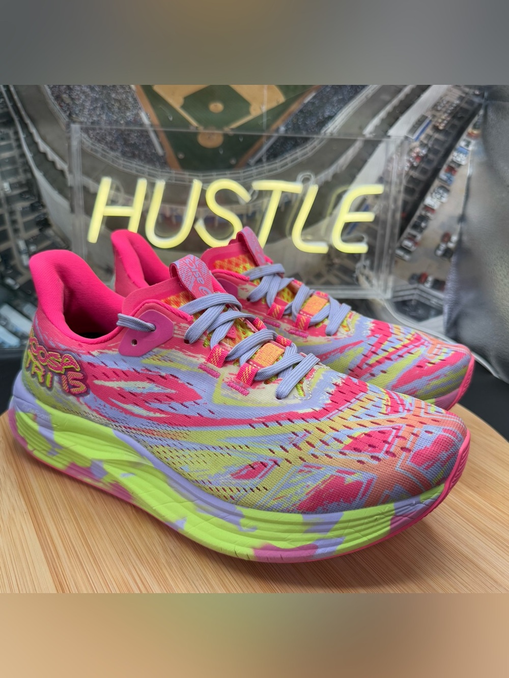 ASICS Noosa Tri 15 ‘Hot Pink Safety Yellow’ (Women's) Size 7.5